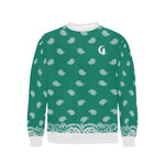 BANDANA FULLY Men's Rib Cuff Crew Neck Sweatshirt