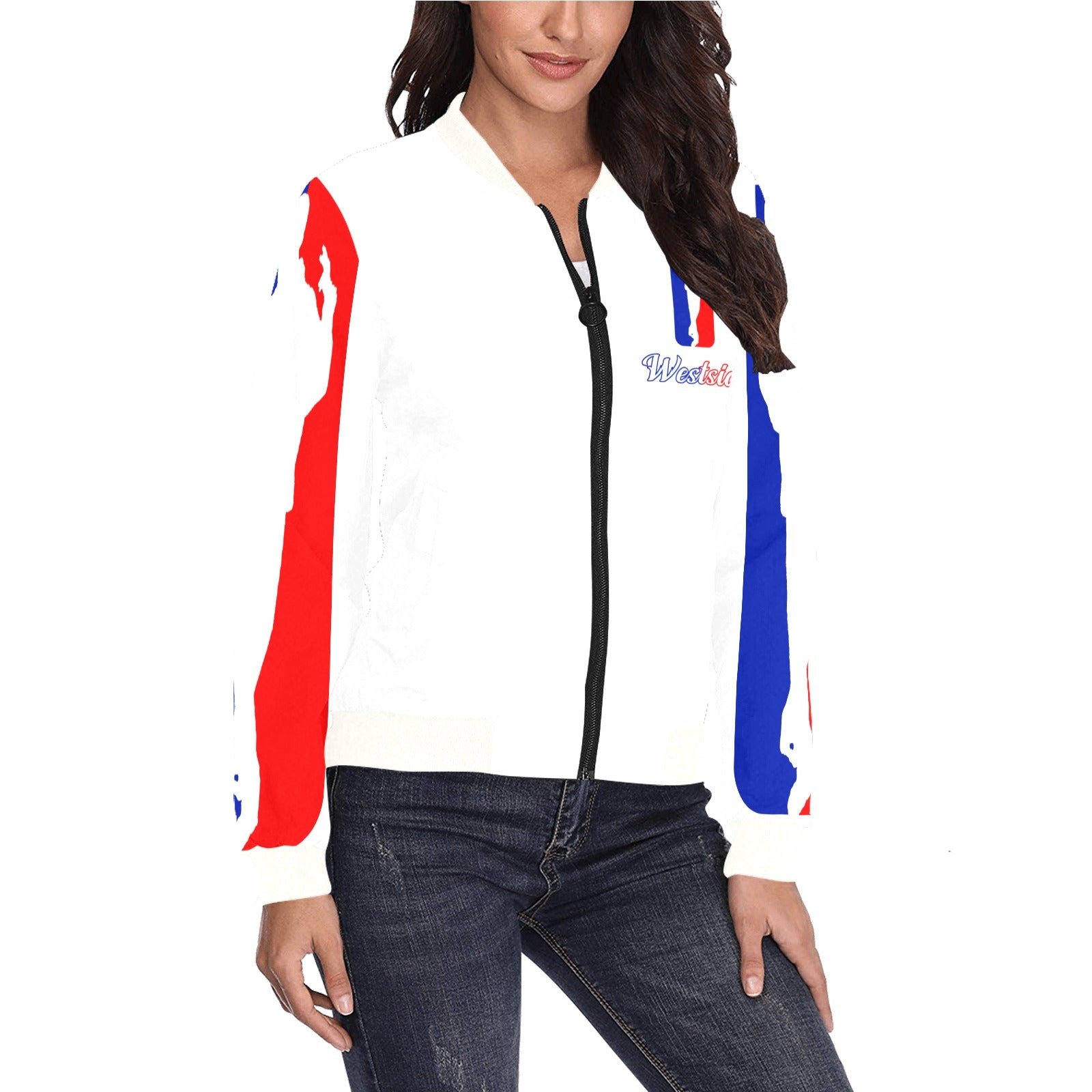 WESTSIDE  All Over Print Bomber Jacket for Women