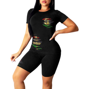RBG ANKH Women's Short Yoga Set