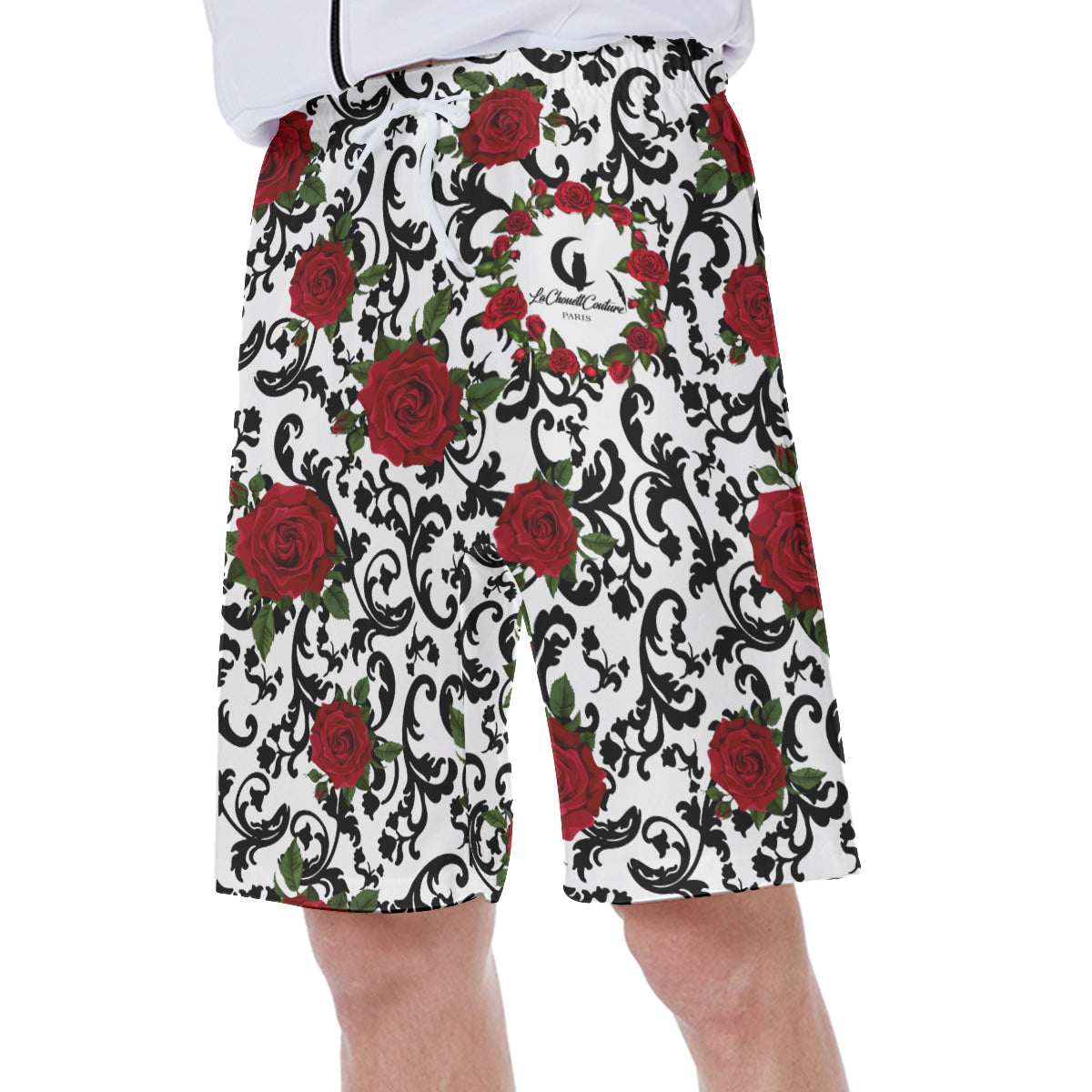 RED ROSES Beach Pants