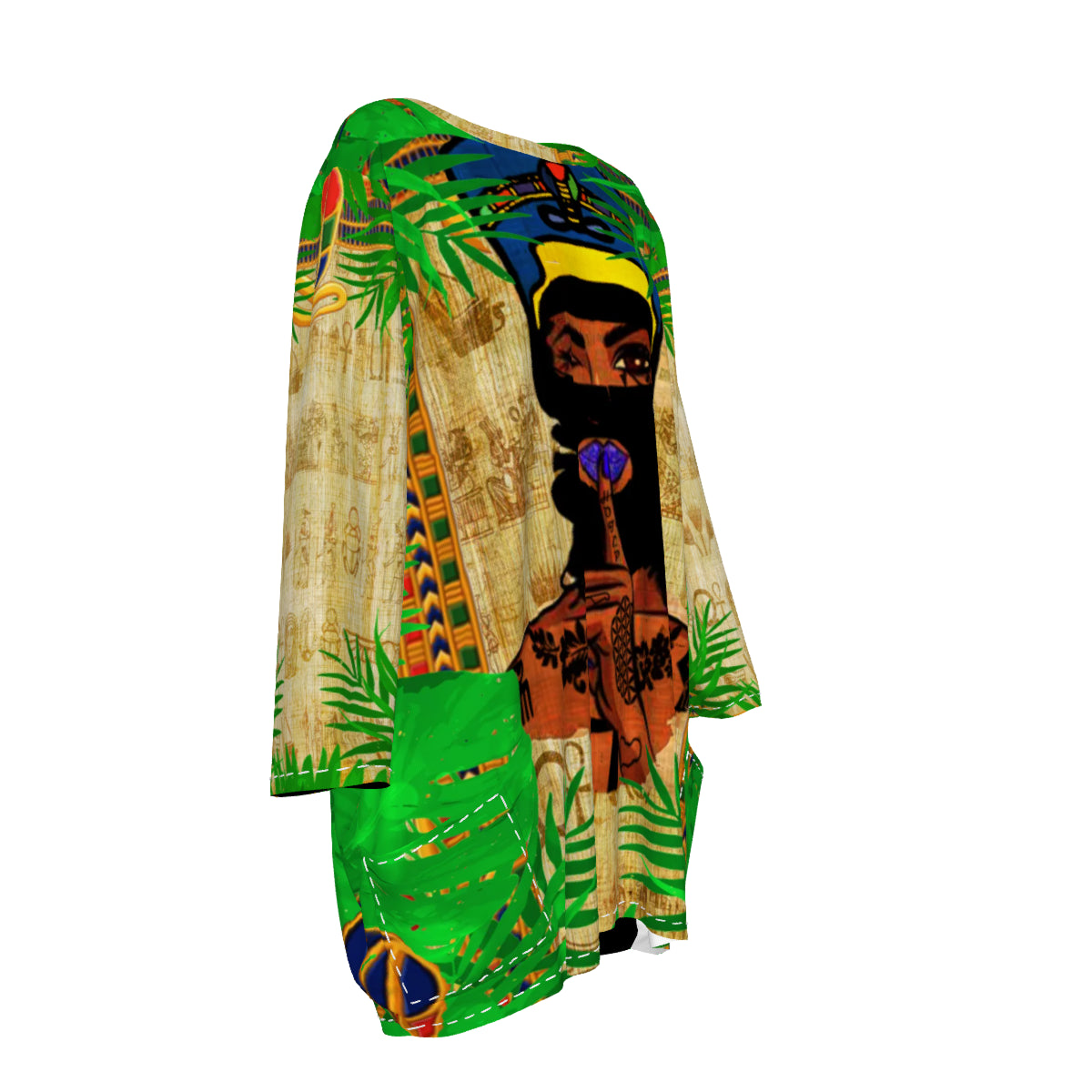 NILE VALEY KWEEN Women's Loose Crew Neck shirt