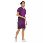 BANDANA LUXURY GRAPE Men's Short Sleeve Shirt Sets