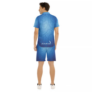 BANDANA LUXURY Cs'UP Men's Short Sleeve Shirt Sets