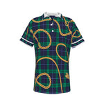 PLAID OF GOLD Polo Shirt