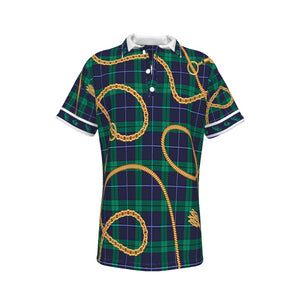 PLAID OF GOLD Polo Shirt