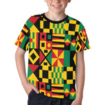 KENTE BUTAN Kids' All Over Print T-shirt