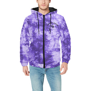 TIE DYE Men's Padded Hooded Jacket
