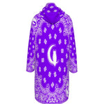BANDANA GRAPE Long Fleece Windbreaker