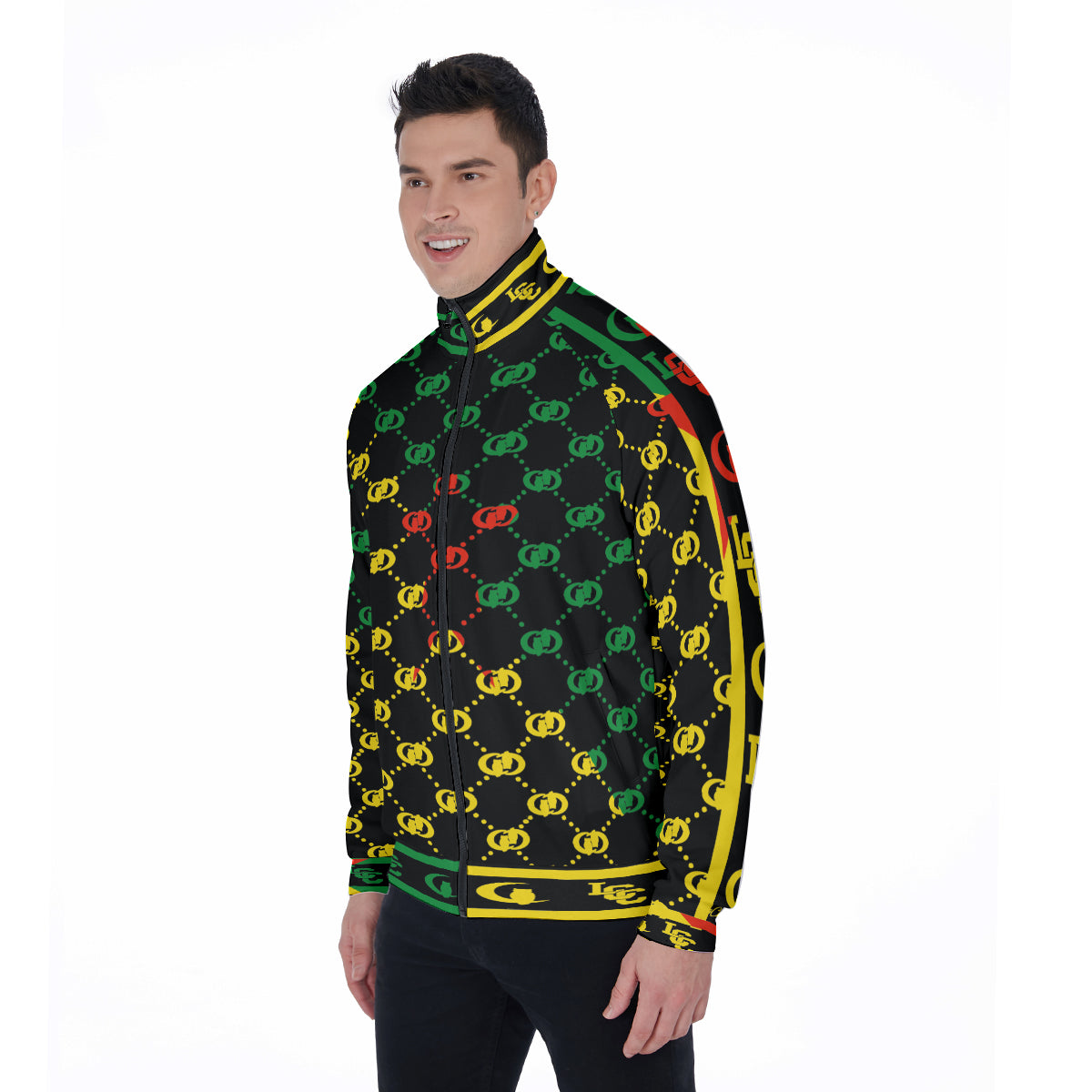 EXCELLENCE BLK YANA Stand Collar Jacket