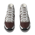 ELEPHANT ORNEMENT Men's High Top Basketball Shoes