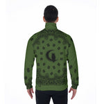 BANDANA KAKI Stand Collar Jacket