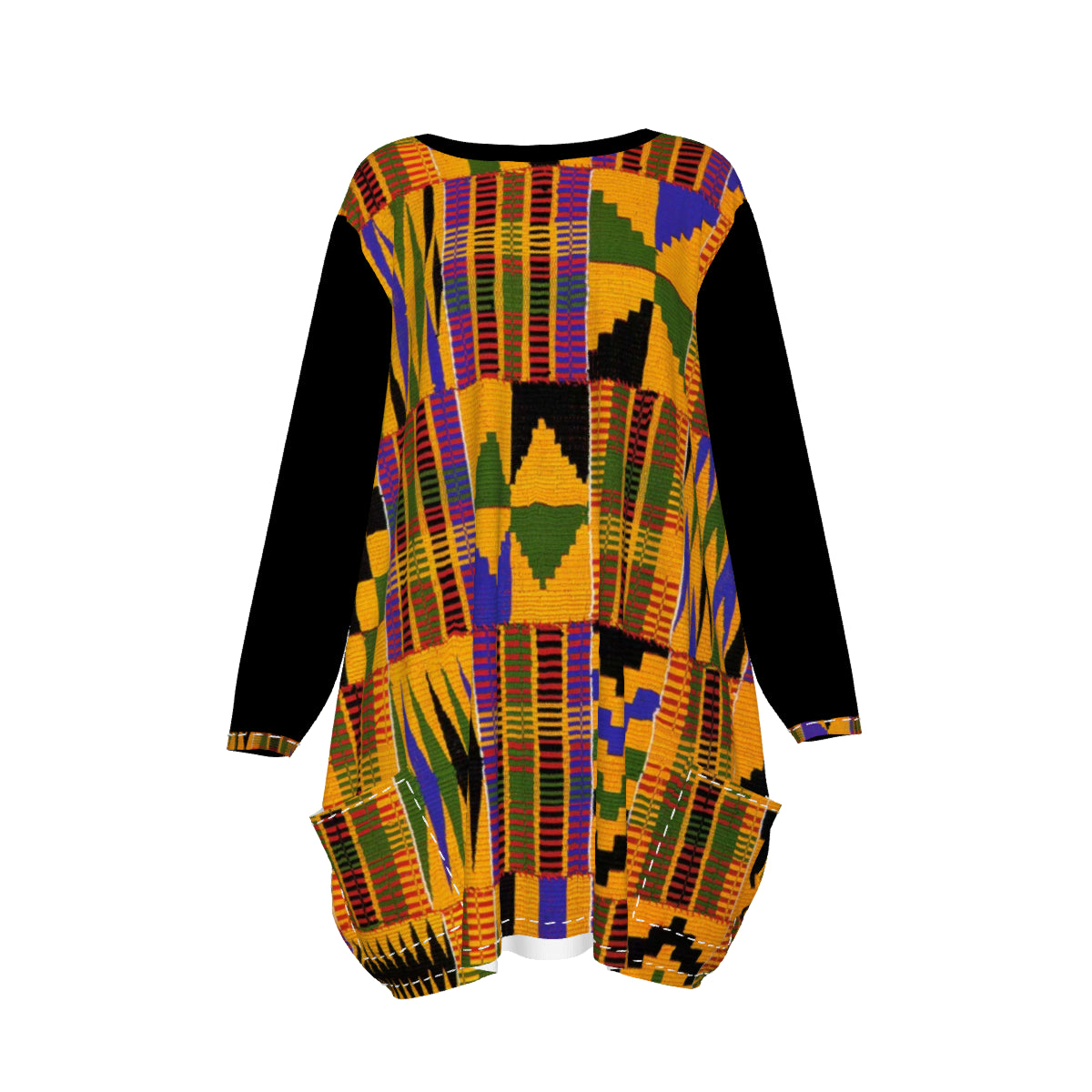 KENTE OG Women's Loose Crew Neck shirt