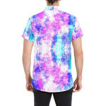 COLORFULL Men's All Over Print Short Sleeve Shirt