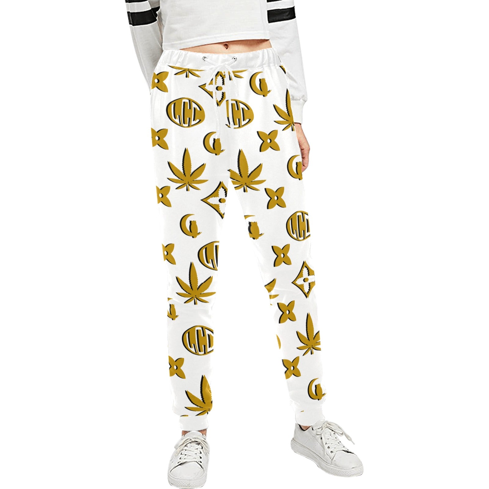 LCC WEEDY COLORS Unisex All Over Print Sweatpants