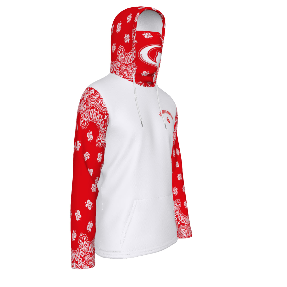 BANDANA Bs' UP Unisex Pullover Hoodie With Mask
