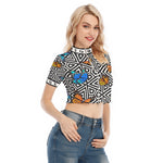 BUTTERFLY Women's T-shirt With Zipper