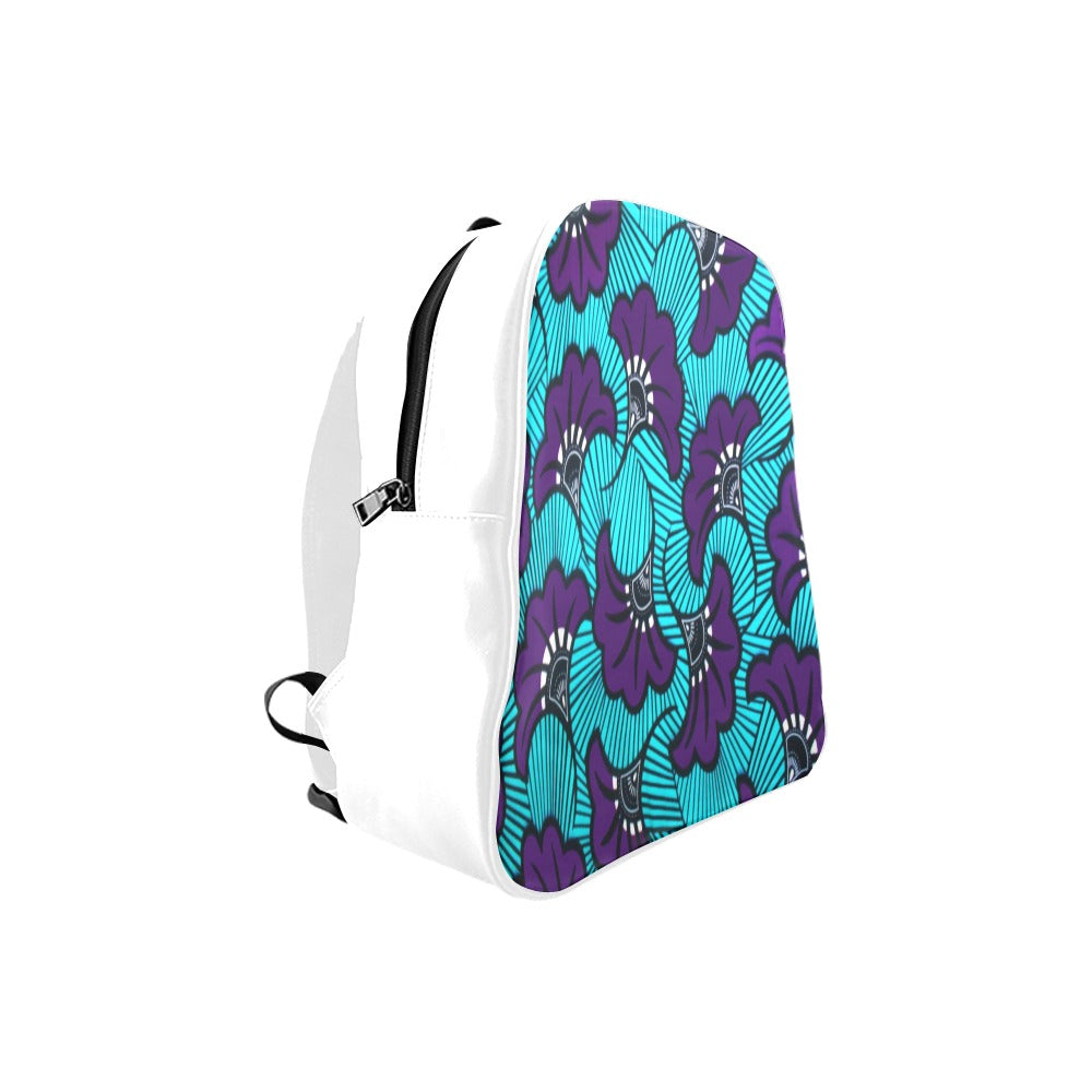 AFRIKA FLOWER School Backpack(Medium)