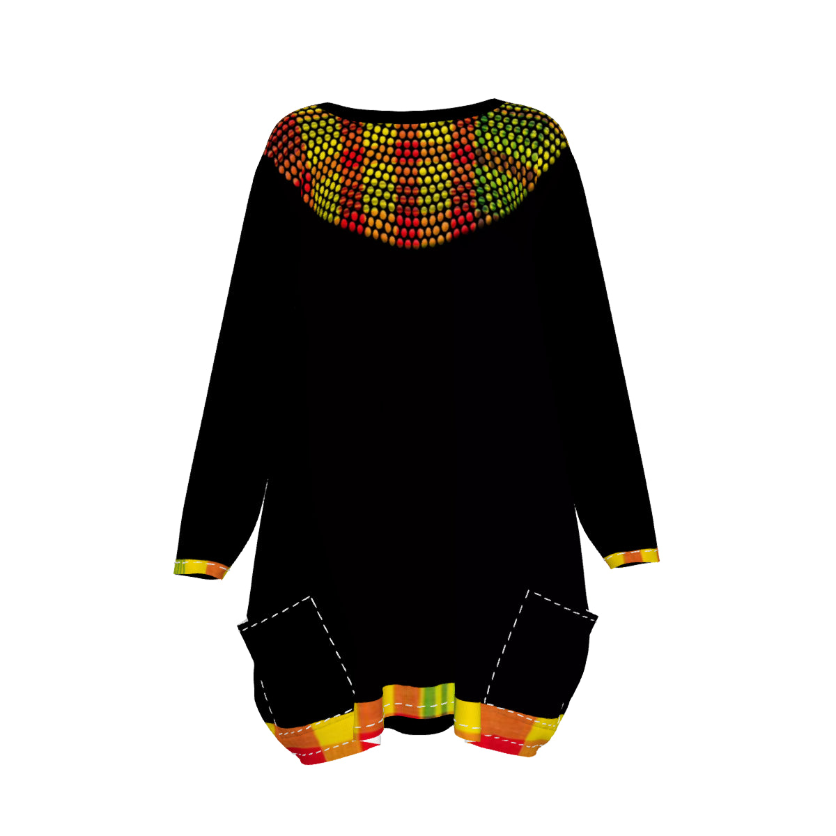 MADRAS Women's Loose Crew Neck shirt