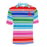 CHUCCY Men's All Over Print Polo Shirt
