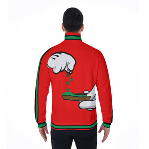BURN THE OPPS RED Stand Collar Jacket