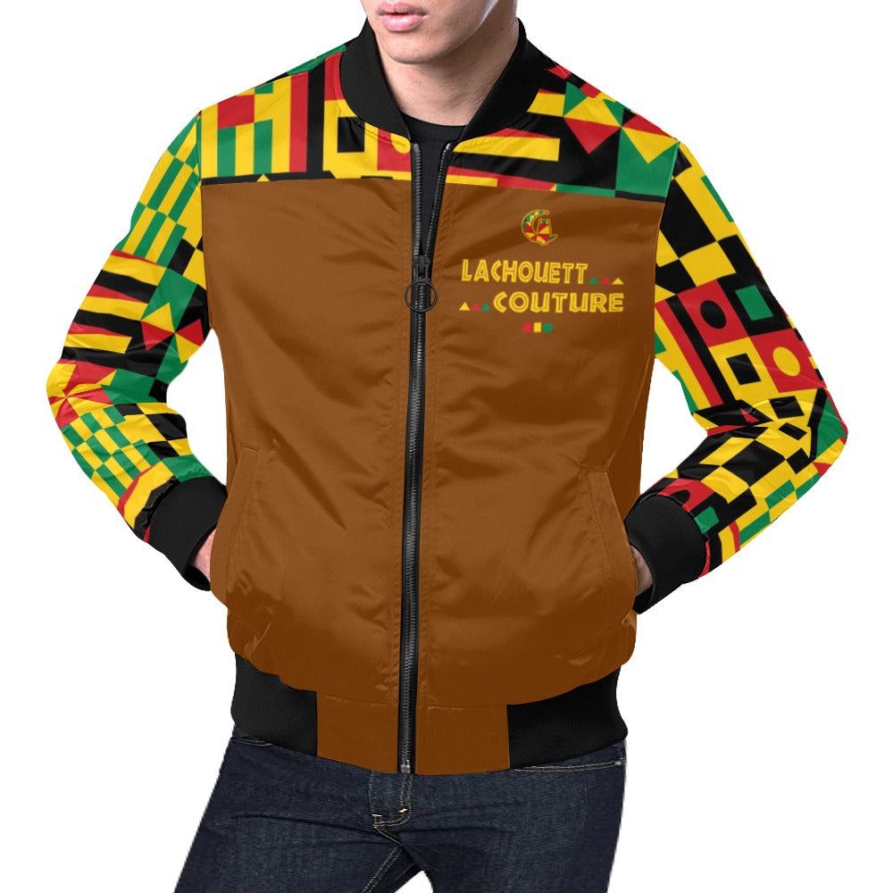 KENTE BUTAN Bomber Jacket for Men