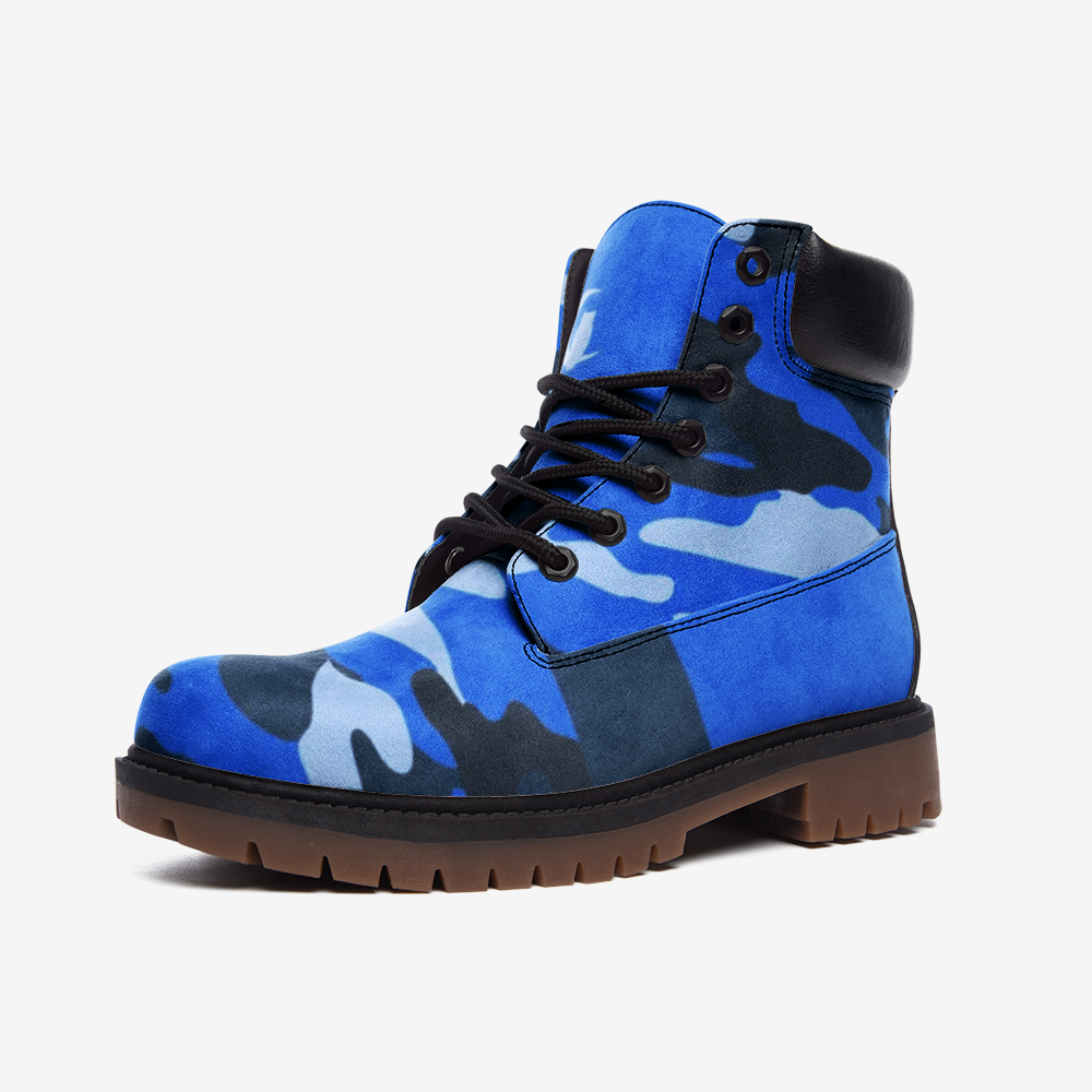 CAMOUFLAGE BLUE boots TB