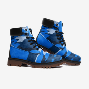 CAMOUFLAGE BLUE boots TB