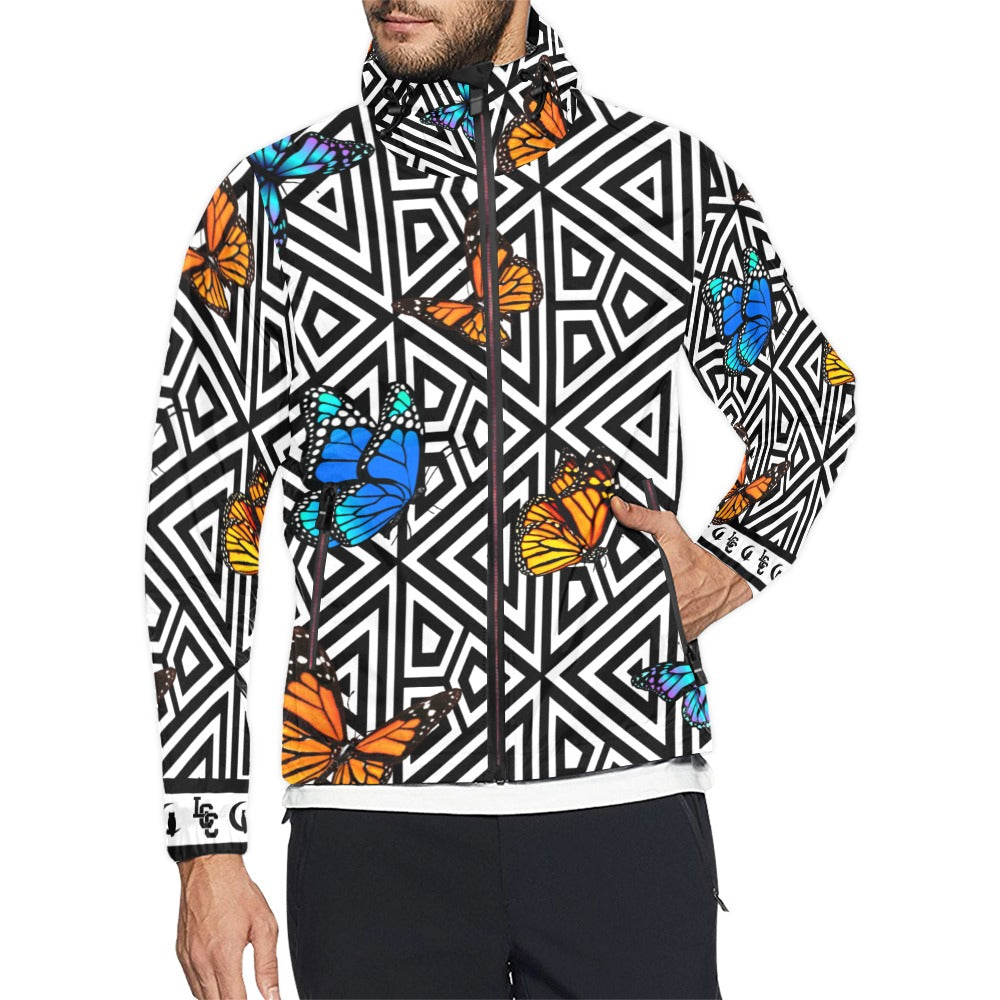 BUTTERFLY LCC Unisex Windbreaker