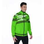 CAMOUFLAGE GREENFLUO Stand Collar Jacket