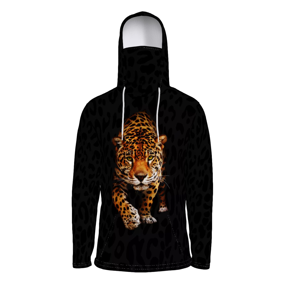 JAGUAR SKIN Unisex Pullover Hoodie With Mask
