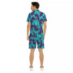 AFRICAN FLOWER Men's Short Sleeve Shirt Sets