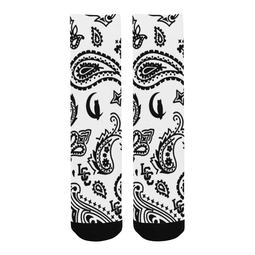 BANDANA PAISLEY Men's Custom Socks
