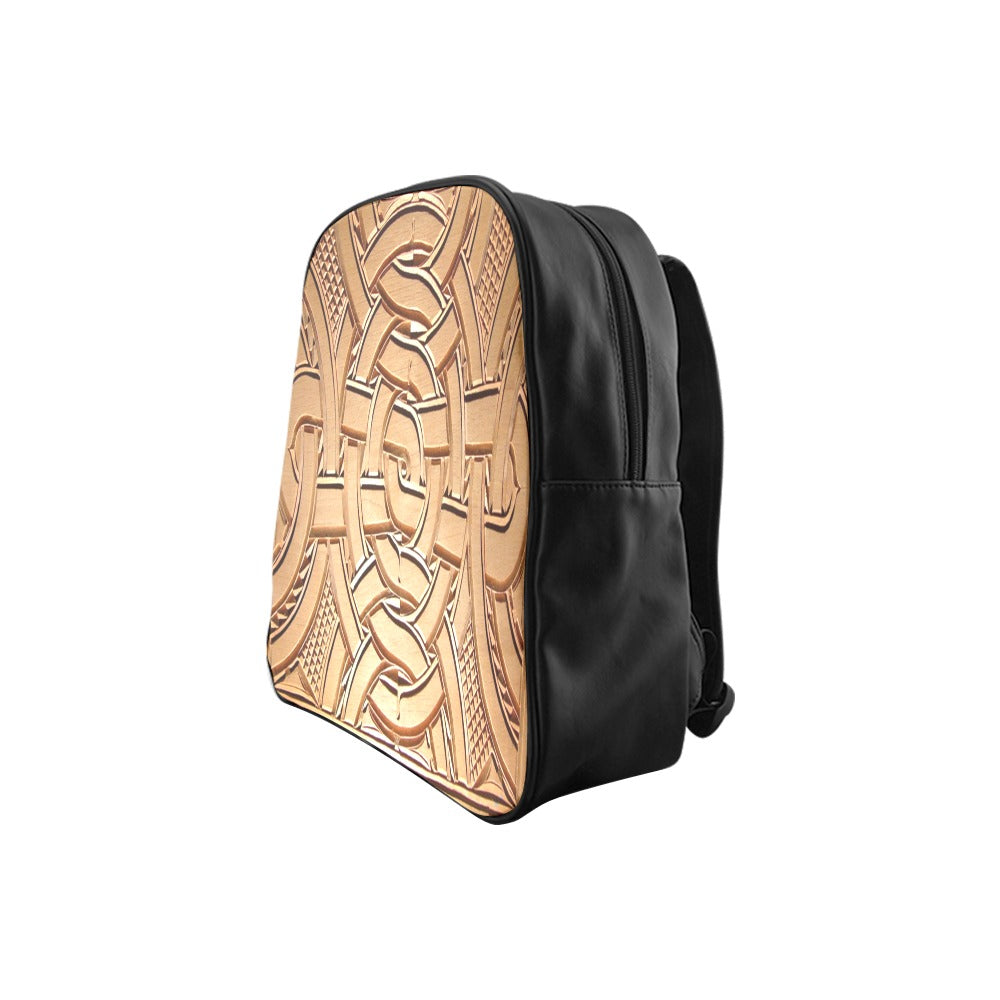 TEMBE ART WOOD School Backpack (Medium)