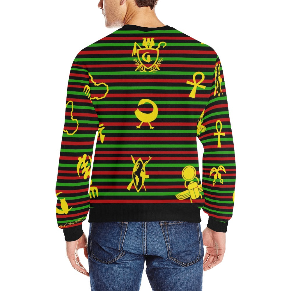 RBG KEMET Men's Rib Cuff Crew Neck Sweatshirt