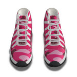 CAMOUFLAGE PINKISH Men's High Top Basketball Shoes