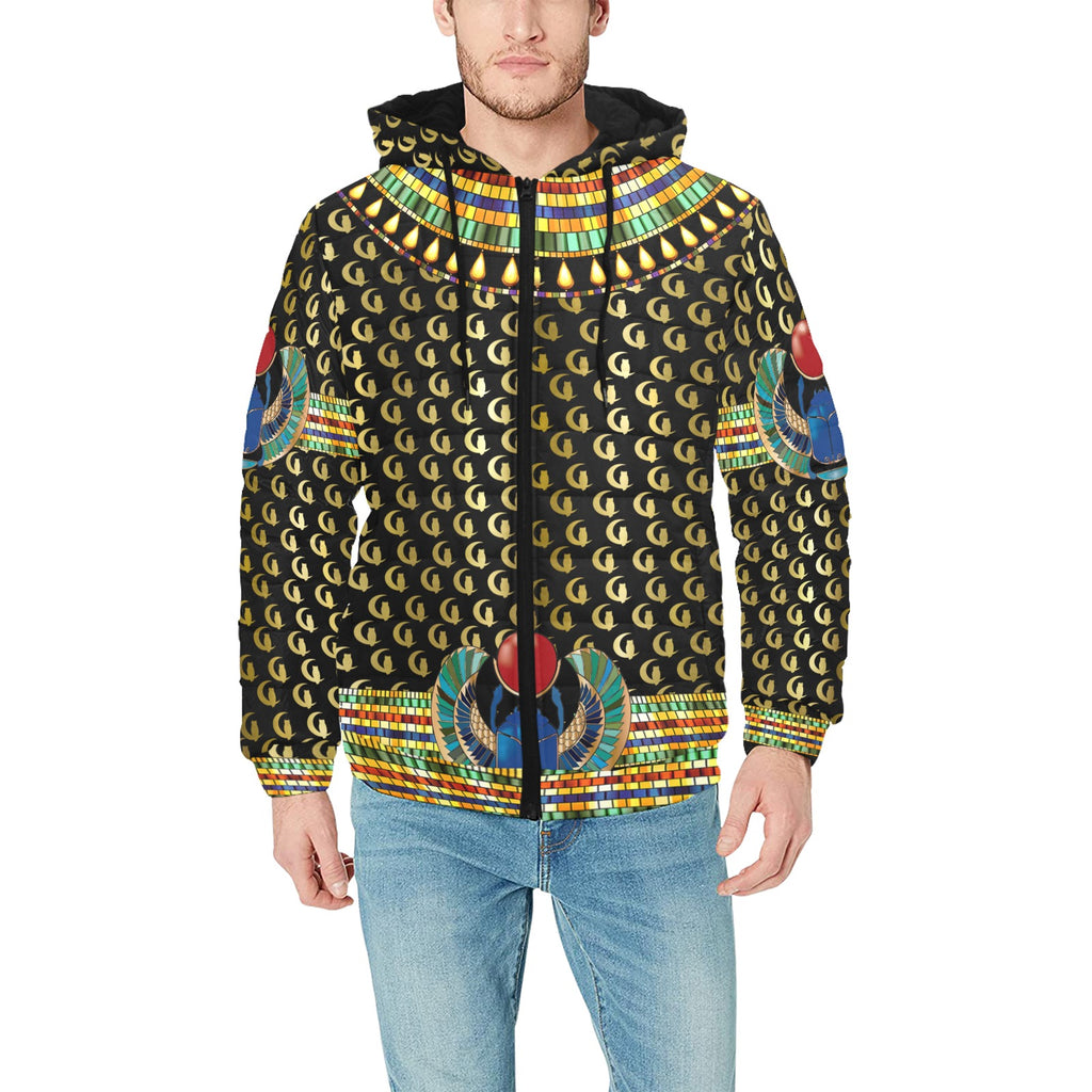 MEDJAY LCC Men's Padded Hooded Jacket