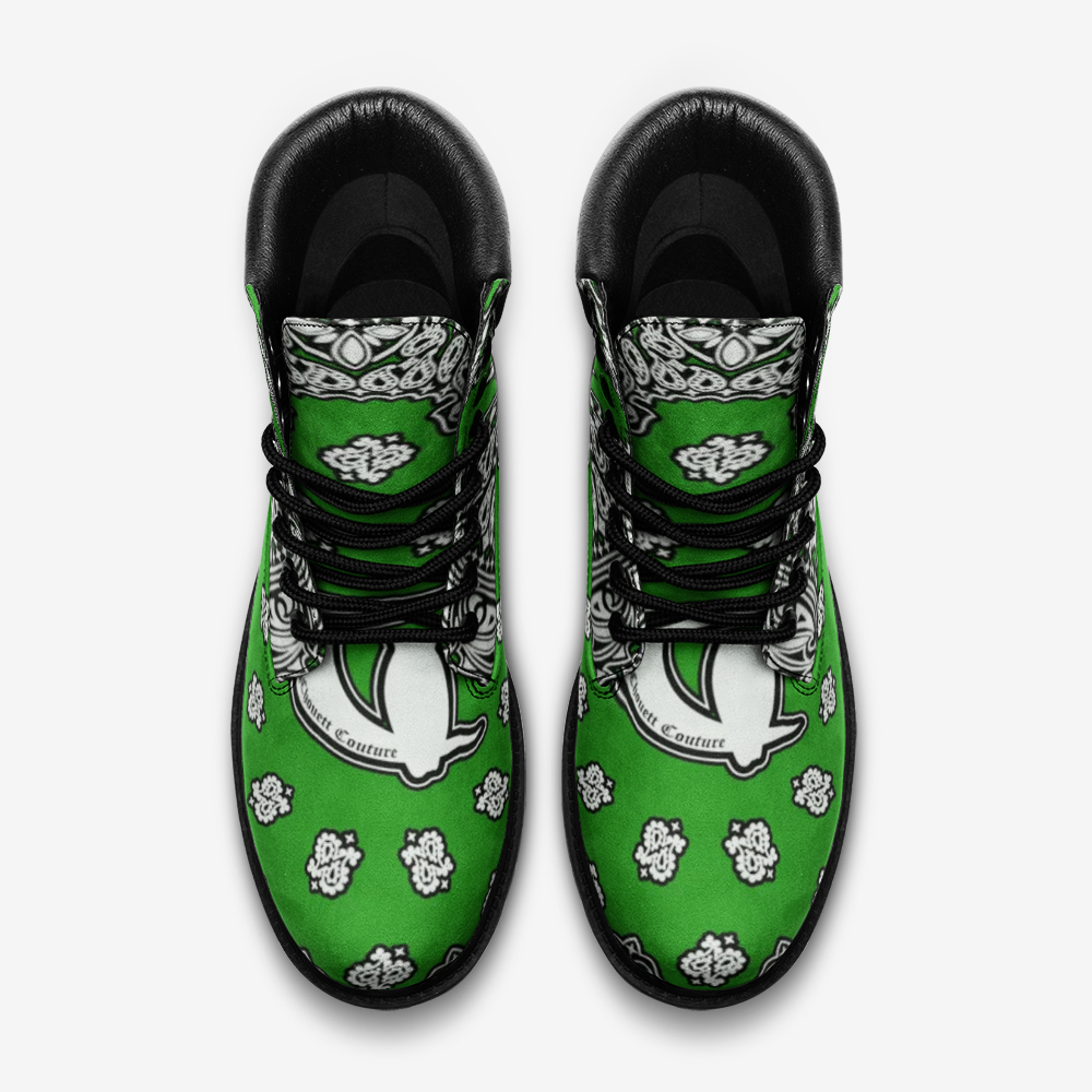 BANDANA GREEN boots TB