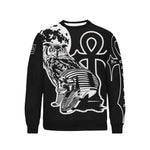 LCC GOTHIC Men's Rib Cuff Crew Neck Sweatshirt