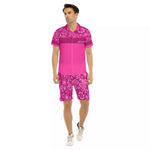 BANDANA PINKISH Men's Short Sleeve Shirt Sets