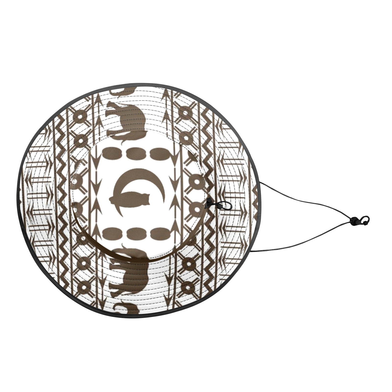 ELEPHANT ORNEMENT Wide Brim Bucket Hat