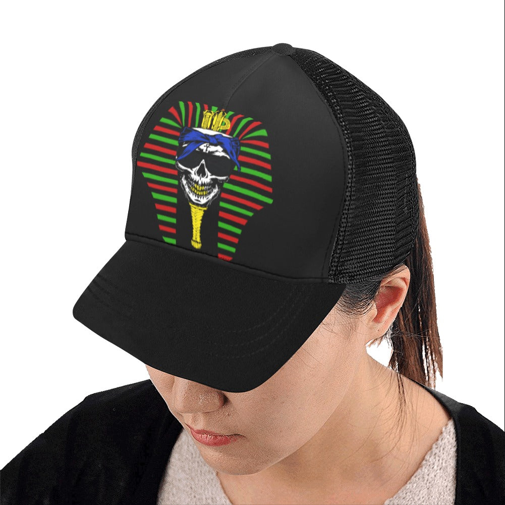 RBG C SKULL Trucker Hat H