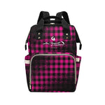 DUSTY PLAID Multi-Function Diaper Backpack