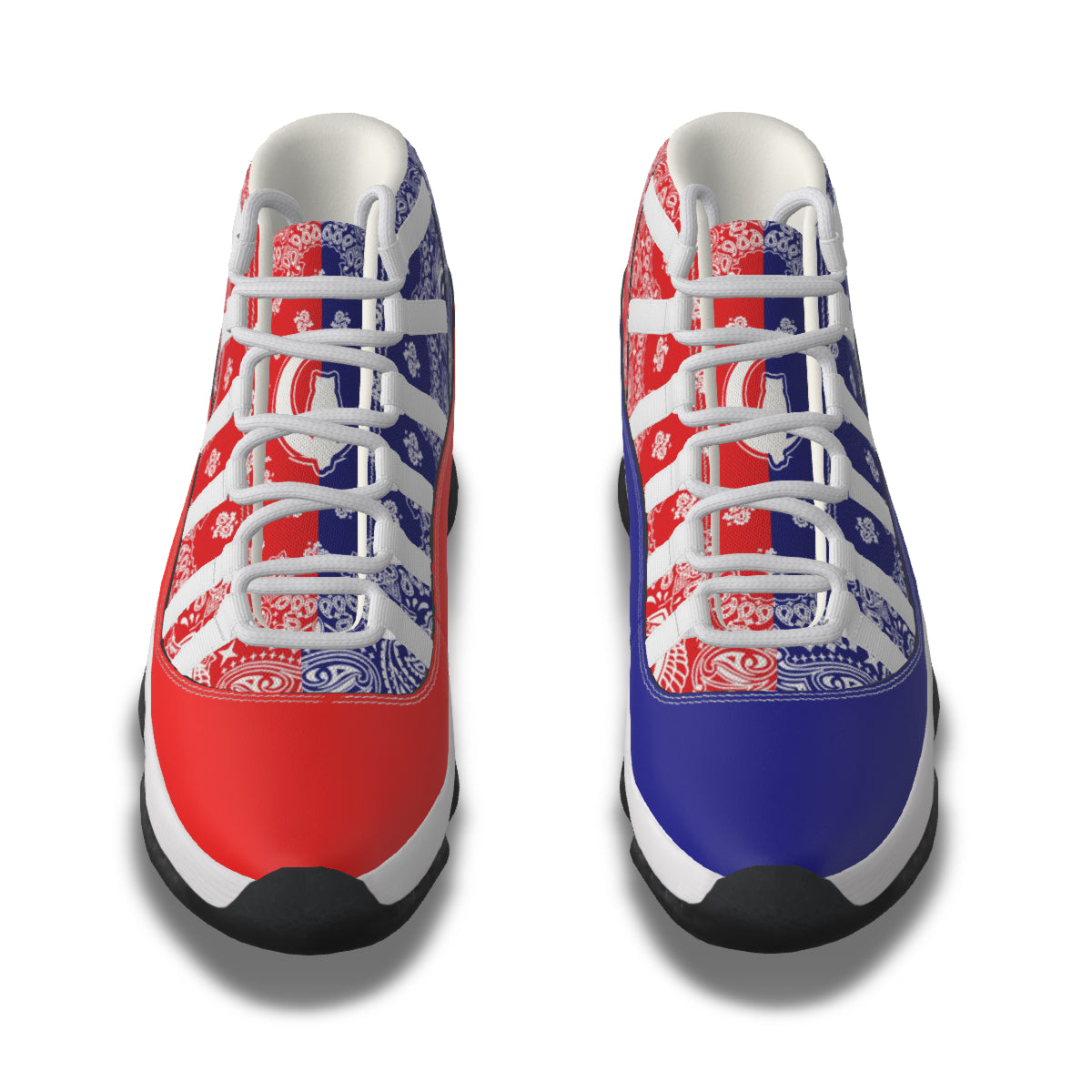 BANDANA UNITY Men's High Top Basketball Shoes