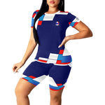 FRANCE Women's Short Yoga Set