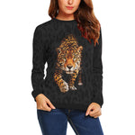 JAGUAR All Over Print Crewneck Sweatshirt for Women