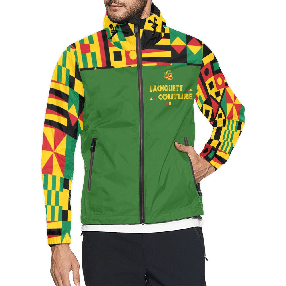 KENTE BUTAN Unisex All Over Print Windbreaker