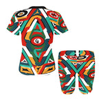 TEMBE ART Women's Short Yoga Set