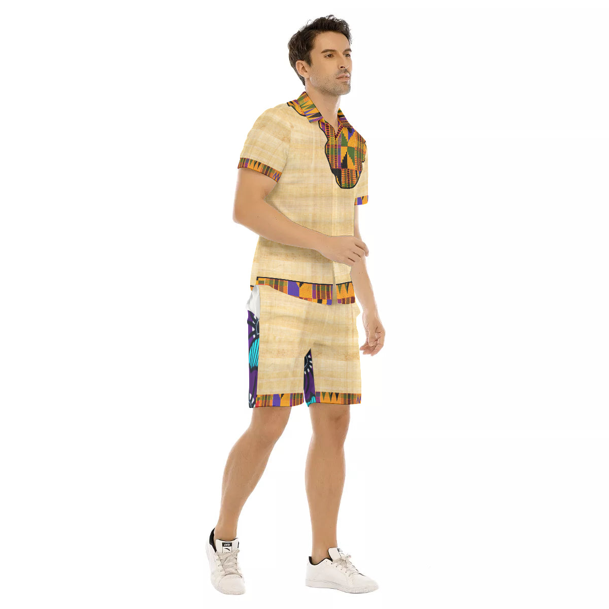 KENTE OF NILE Men's Short Sleeve Shirt Sets