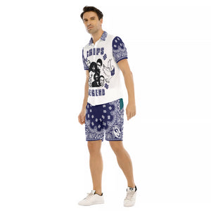 CRIP LEGEND Men's Short Sleeve Shirt Sets