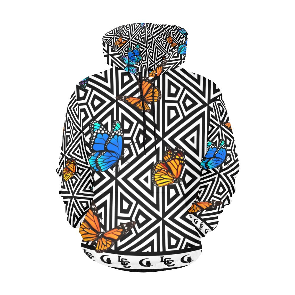BUTTERFLY LCC All Over Print Hoodie for Men